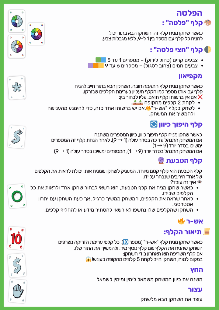 Donkey - an original Israeli card game